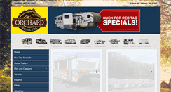 Desktop Screenshot of orchardtrailers.com