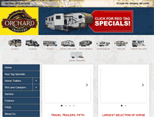 Tablet Screenshot of orchardtrailers.com